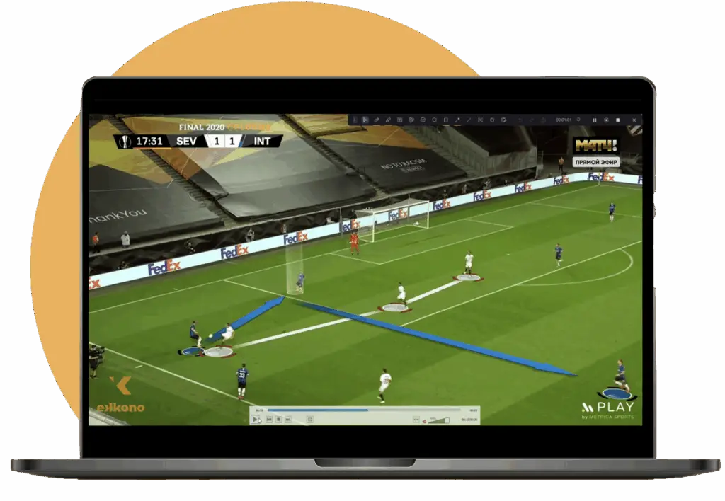 Ekkono video analysis frame
